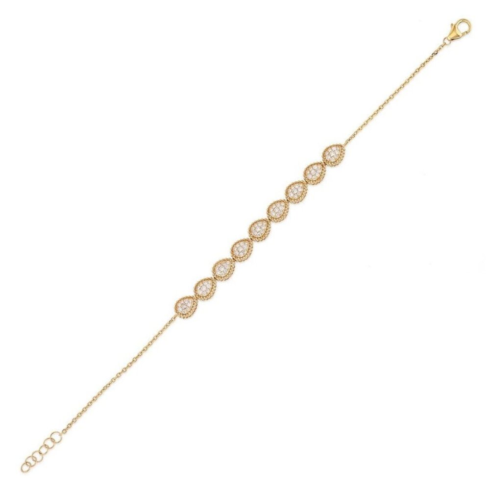 Noble Vintage 14K (or 18k upon request) Yellow Gold Charm Bracelet